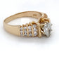 14K Yellow Gold Diamond Ring; 1.44CTW; Size:9.5; 6.9g