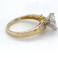 14K Yellow Gold Diamond Ring; 0.78CTW; Size: 7; 3.1g