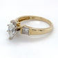 14K Yellow Gold Diamond Ring; 0.78CTW; Size: 7; 3.1g