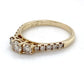 10K Yellow Gold Diamond Ring; 0.84CTW; Size: 8; 2.9g