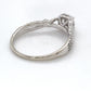 10K White Gold Diamond Ring; 0.55CTW; Size 8.75; 2.3g