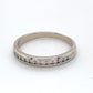 14K White Gold Diamond Ring; 0.16CTW; Size 8; 2.5g