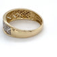 14K Two-Tone Gold (White/Yellow) Diamond Ring; 0.15CTW; Size 9; 3.4g