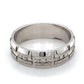 10K White Gold Diamond Gentleman's Ring; 4.8DWT; Size 11.5