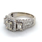 14K White Gold Diamond Ring; 1.20CTW; Size 9; 9.2g