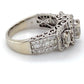 14K White Gold Diamond Ring; 1.20CTW; Size 9; 9.2g