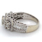 14K White Gold Diamond Ring; 1.20CTW; Size 9; 9.2g