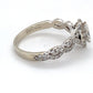 14K White Gold Diamond Ring; 0.56CTW; Size: 8; 2.5DWT