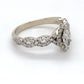 14K White Gold Diamond Ring; 0.56CTW; Size: 8; 2.5DWT