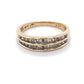 10K Yellow Gold Diamond Lady's Ring; 1.6DWT; Size 7