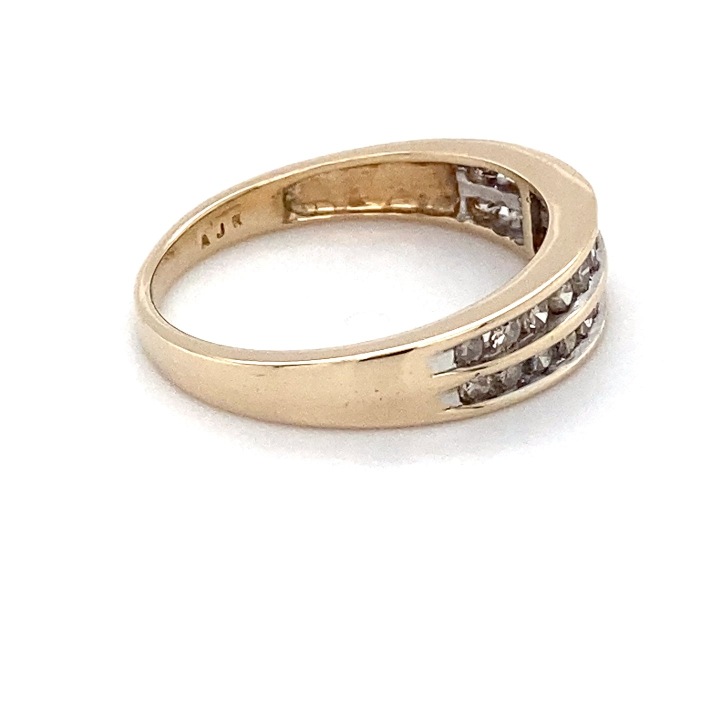 10K Yellow Gold Diamond Lady's Ring; 1.6DWT; Size 7