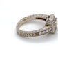 14K White Gold Diamond Ring; 1.01CTW; Size 8; 6.2g