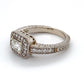 14K White Gold Diamond Ring; 1.01CTW; Size 8; 6.2g