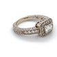 14K White Gold Diamond Ring; 1.01CTW; Size 8; 6.2g