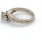 14K White Gold Diamond Stackable Ring; Size: 7; 4.4g