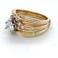 14K Yellow Gold Diamond Ring; 1.10CTW; Size: 8; 6.2DWT