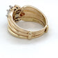 14K Yellow Gold Diamond Ring; 1.10CTW; Size: 8; 6.2DWT