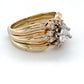 14K Yellow Gold Diamond Ring; 1.10CTW; Size: 8; 6.2DWT