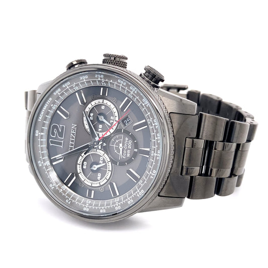 Citizen CA4377-53H: Nighthawk Men's Eco-Drive Chronograph Wrist Watch
