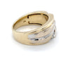 10K Yellow & White Gold Diamond Lady's Ring; 6.2DWT; Size 9.5
