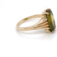 10K Yellow Gold Ring w/ Peridot 3.0 DWT; Size 8; 1.9g