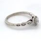 10K White Gold Diamond Ring; 0.25CTW; Size: 8; 2.2g