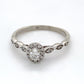 10K White Gold Diamond Ring; 0.25CTW; Size: 8; 2.2g