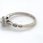 10K White Gold Diamond Ring; 0.25CTW; Size: 8; 2.2g