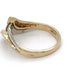14K Two-Tone Gold Diamond Ring; 2.7DWT; Size 7; 4.2g