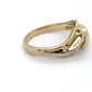 14K Two-Tone Gold Diamond Ring; 2.7DWT; Size 7; 4.2g