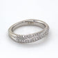 14K White Gold Diamond Ring; 0.25CTW; Size 7; 3.6g