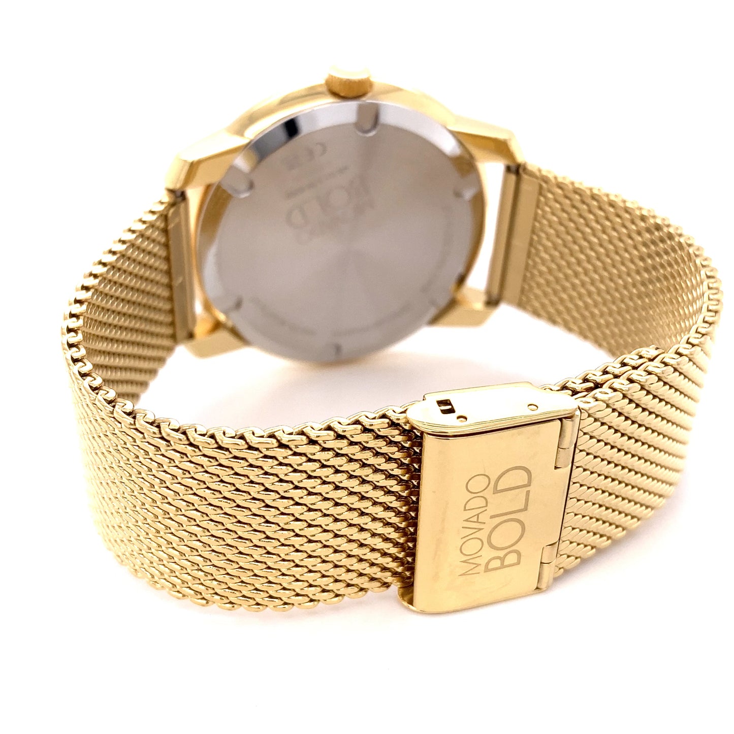 MOVADO Bold Evolution 2.0: 40mm Watch Gold-Tone Case/Dial/Mesh Band