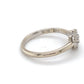 18K White Gold Diamond Ring; 0.35CTW; Size 6; 2.4g