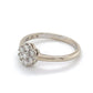 18K White Gold Diamond Ring; 0.35CTW; Size 6; 2.4g