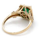 14K Yellow Gold Emerald & Diamond Ring; 0.34CTW; Size: 8