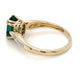 14K Yellow Gold Emerald Ring; 1.7DWT; 2.6g; Size 7