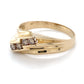 14K Yellow Gold Diamond Gentleman's Ring; 2.8DWT; Size 12.5