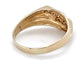 14K Yellow Gold Diamond Gentleman's Ring; 2.8DWT; Size 12.5
