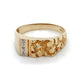 10K Yellow Gold Gentleman's Ring; 2.1DWT; Size 10