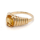 10K Yellow Gold Citrine Ring; 1.40CTW; Size 7; 2.1DWT