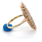 14K Yellow Gold Diamond Lady's Fashion Ring; 2.3DWT; Size 4.5