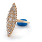 14K Yellow Gold Diamond Lady's Fashion Ring; 2.3DWT; Size 4.5