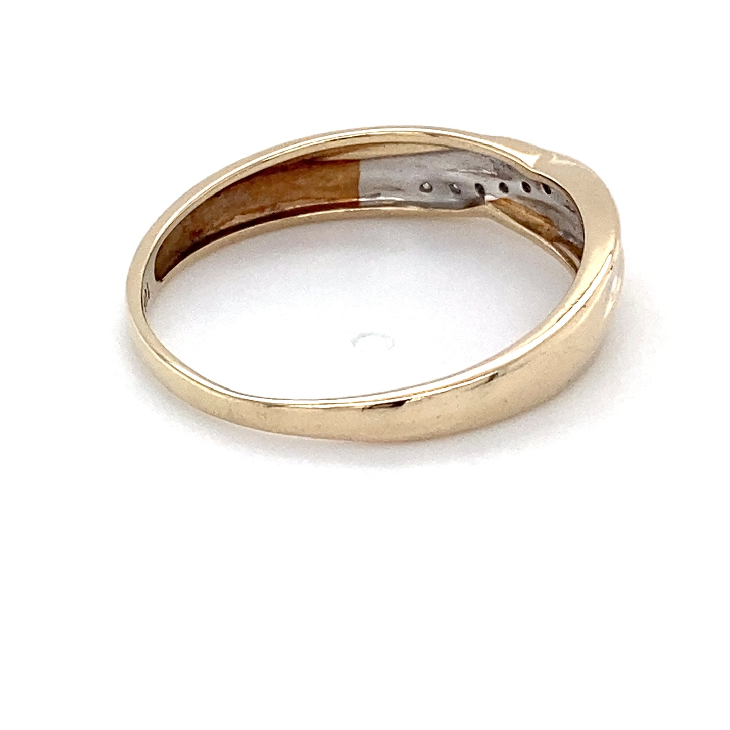 10K Yellow Gold Diamond Unisex Ring; 1.7DWT; Size 11.5