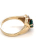 14K Yellow Gold Emerald & Diamonds Ring; 3.7DWT; 0.62 & 0.10CTW; Size 8.5