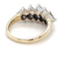 14K Yellow Gold Diamond Unisex Fashion Ring; 4.2DWT; 6.6g; Size 9
