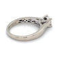 10K White Gold Diamond Lady's Fashion Ring; 2.3DWT; Size 7