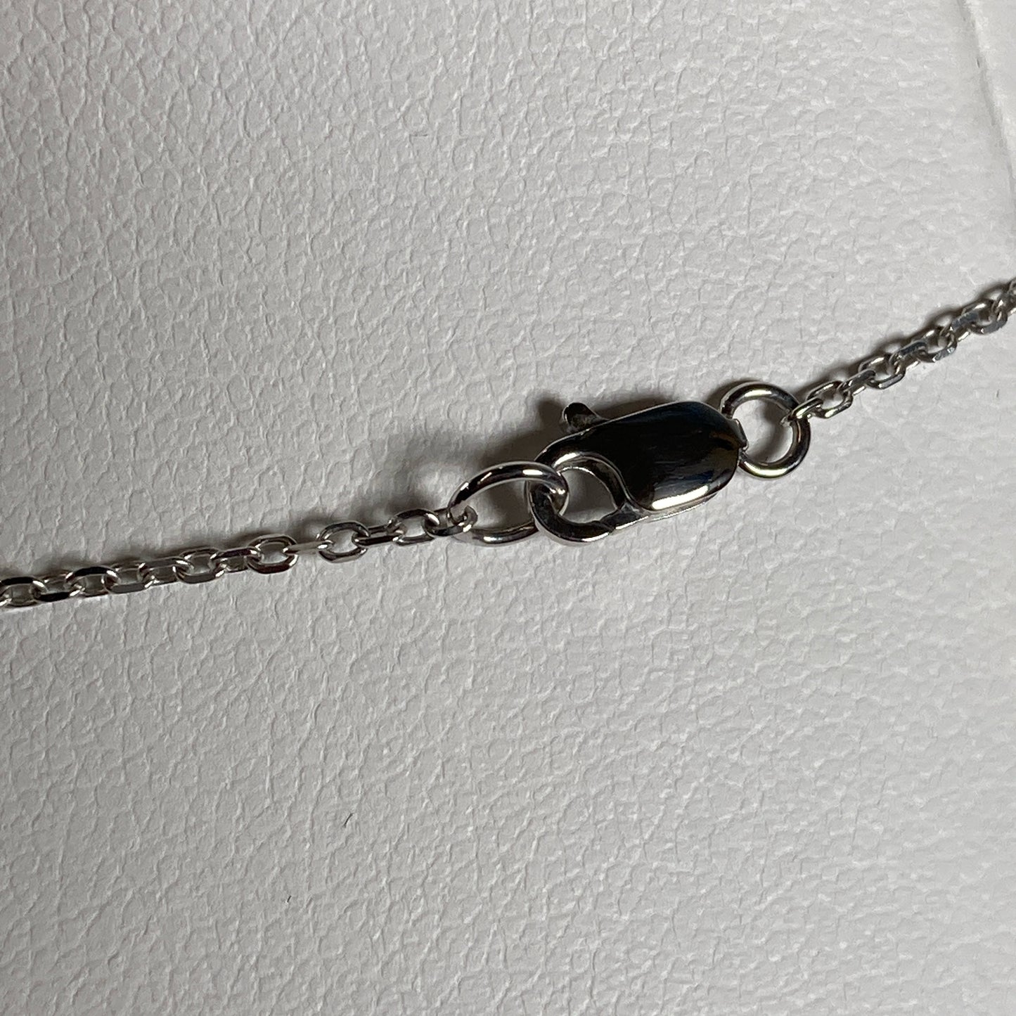 14K White Gold Aquamarine & Diamond 18" Necklace & Pendant