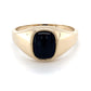 14K Yellow Gold Gentleman's Ring; 3.4DWT; Size 10