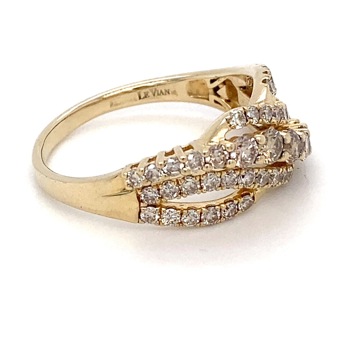 14K Yellow Gold Diamond Anniversary Ring; 0.50CTW; 4.4g; Size 9