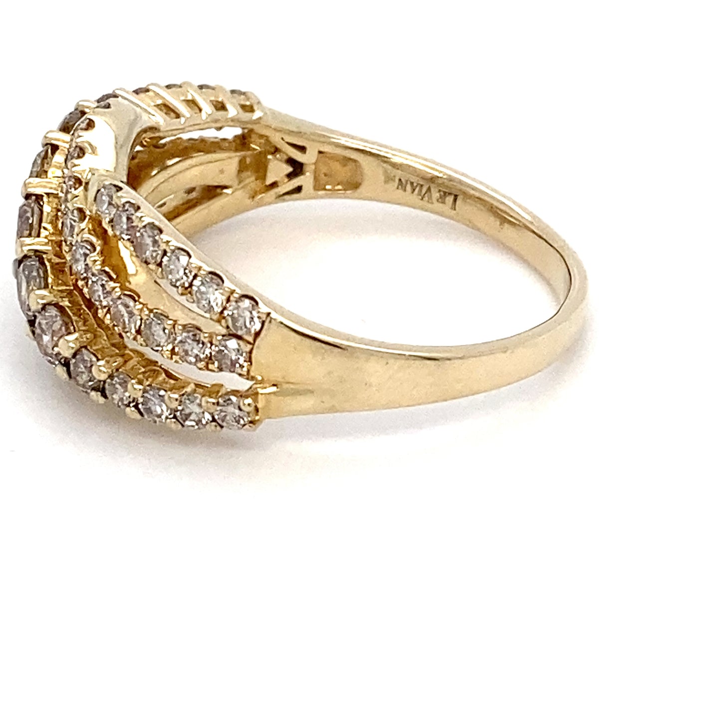 14K Yellow Gold Diamond Anniversary Ring; 0.50CTW; 4.4g; Size 9